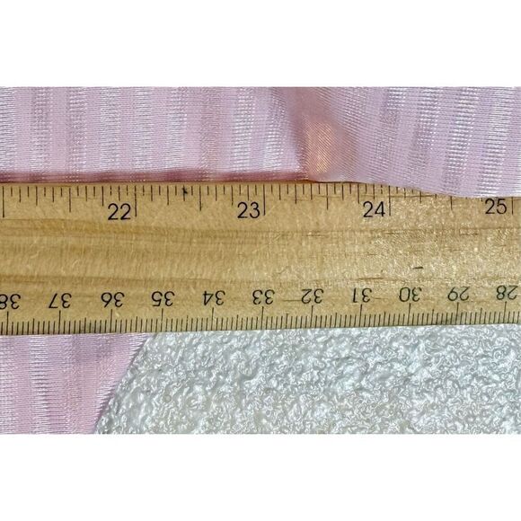 Vintage Frederick’s of Hollywood Open Front Light Pink Robe with Lace Trim S/M - Picture 9 of 9